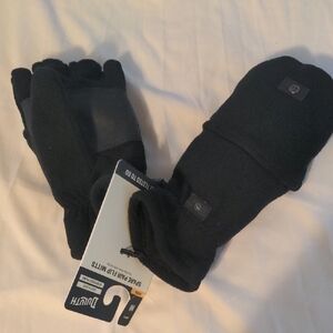 Duluth Black Flip Mitts